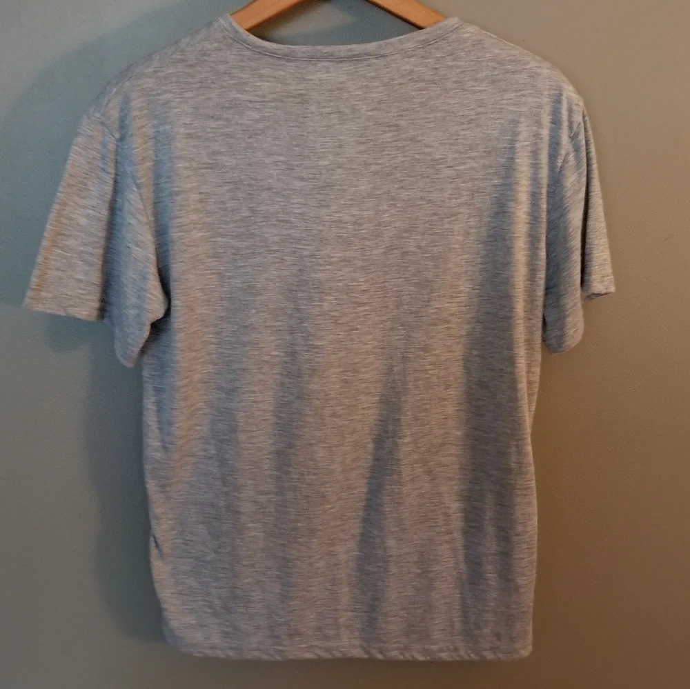 Let It Be Bee T-Shirt M Gray - Picture 2 of 6